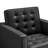 Loft Tufted Vegan Leather Armchairs --1299291071