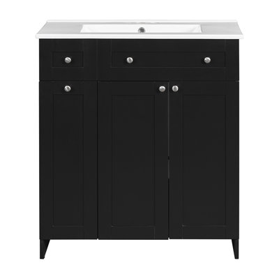 Mazella 30.01'' Single Bathroom Vanity with Top