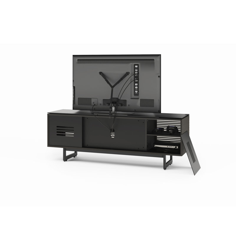 Corridor Media Console, Charcoal Stained Ash