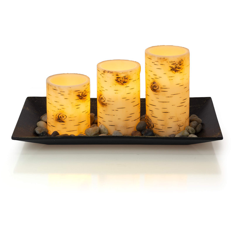 5.5'' H Glass Tabletop Votive Holder with Candle Included