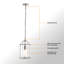 1 - Light Sliver Single Pendant