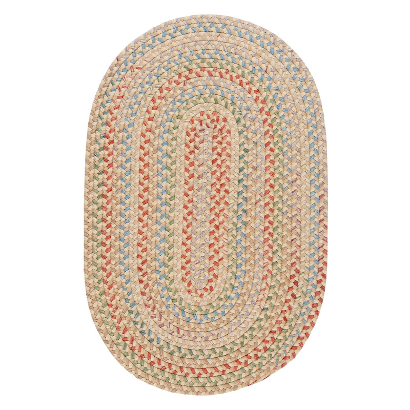 Ferid Reversible Area Rug - Neutral, Oval 7' x 9'