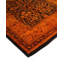 Tapis orange noué à la main de conception unique Holsworth