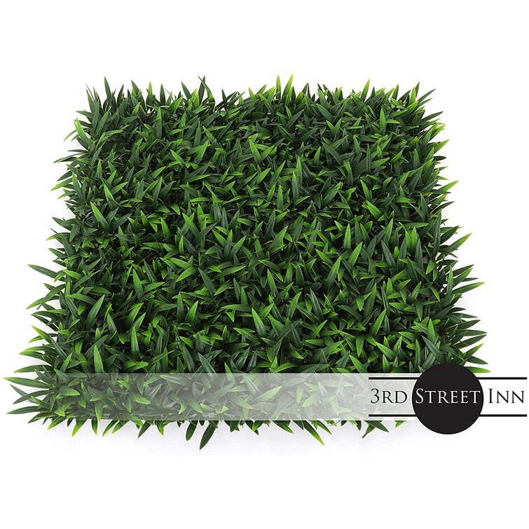 3rd Street Inn Artificial Plant Greenery Panel (2, Grass)