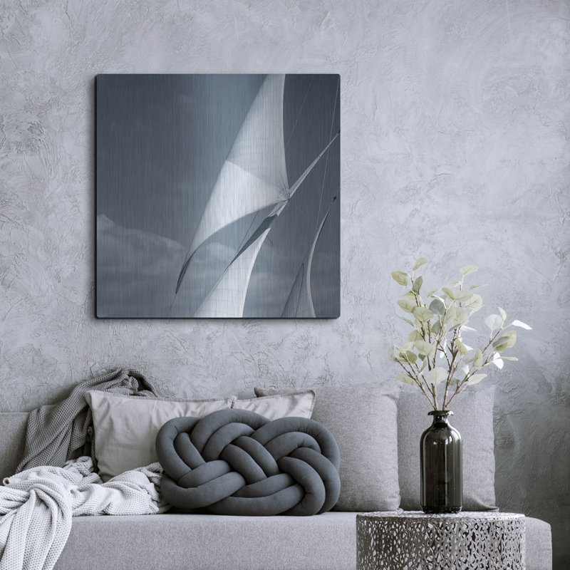 «Sails 2» par Photoinc Studio, art mural en métal, H 36 po x l 36 po