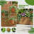 Metal Planter Box with Trellis without Wheels-1083593913