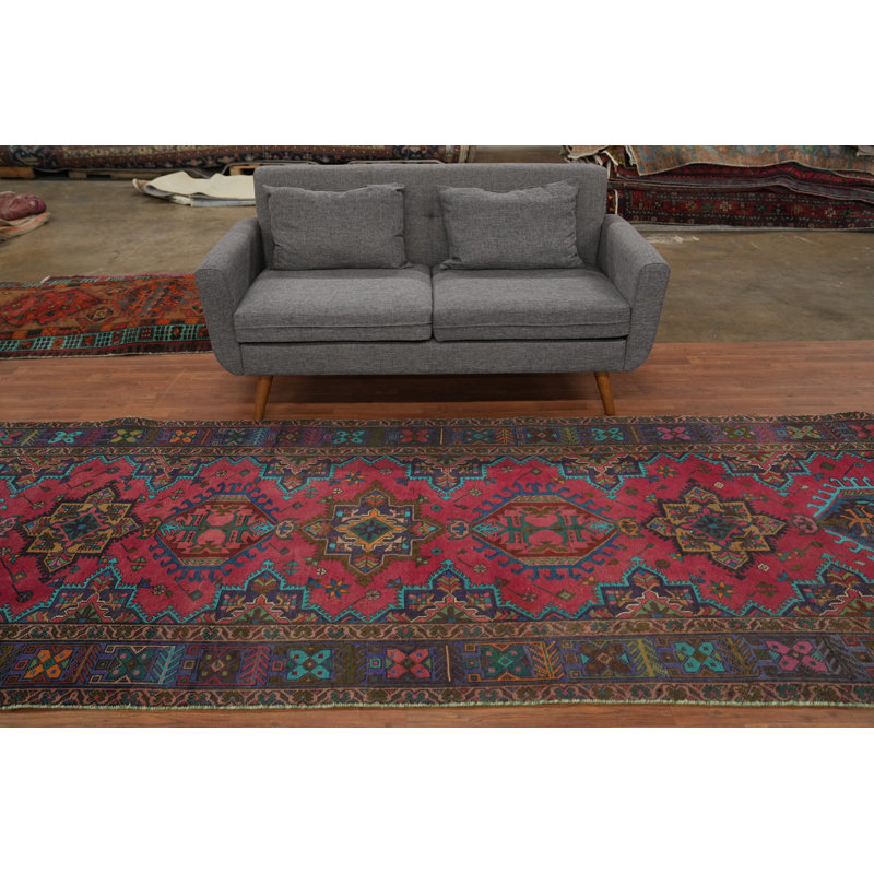 Tapis traditionnel géométrique rétro 5 x 12