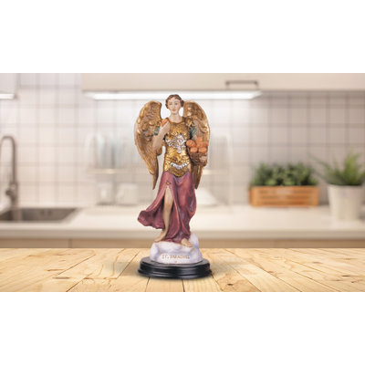 Figurine sacrée ange de bénédiction 6 "Arcachel Barachiel Chef des Gardiens