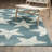 Quince Coastal Star Fish Blue/ Ivory Area Rug-116003361