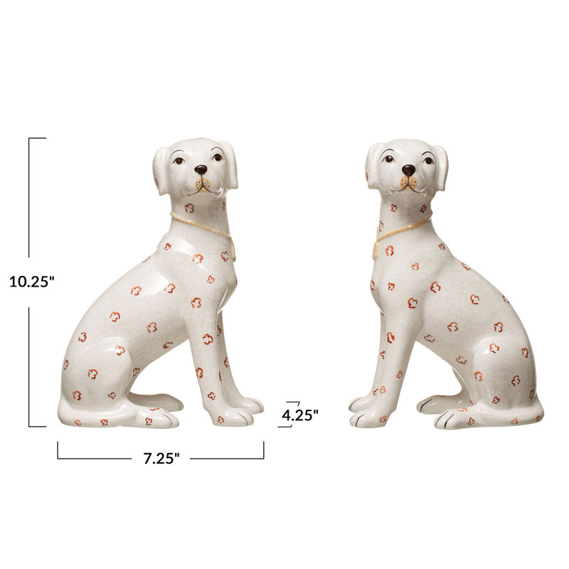 Dolomite Hand-Painted Dog