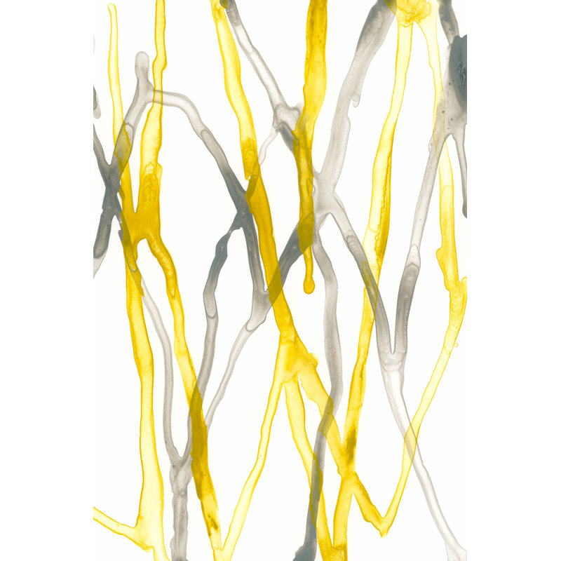 Runnel XX by June Erica Vess - Painting, 46 cm H x 30 cm W, Black Floater Framed