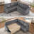84" Modern Reversible Sectional Sleeper Sofa With Pull-Out Bed, Storage Chaise, USB Ports & Cup Holders-1155801149