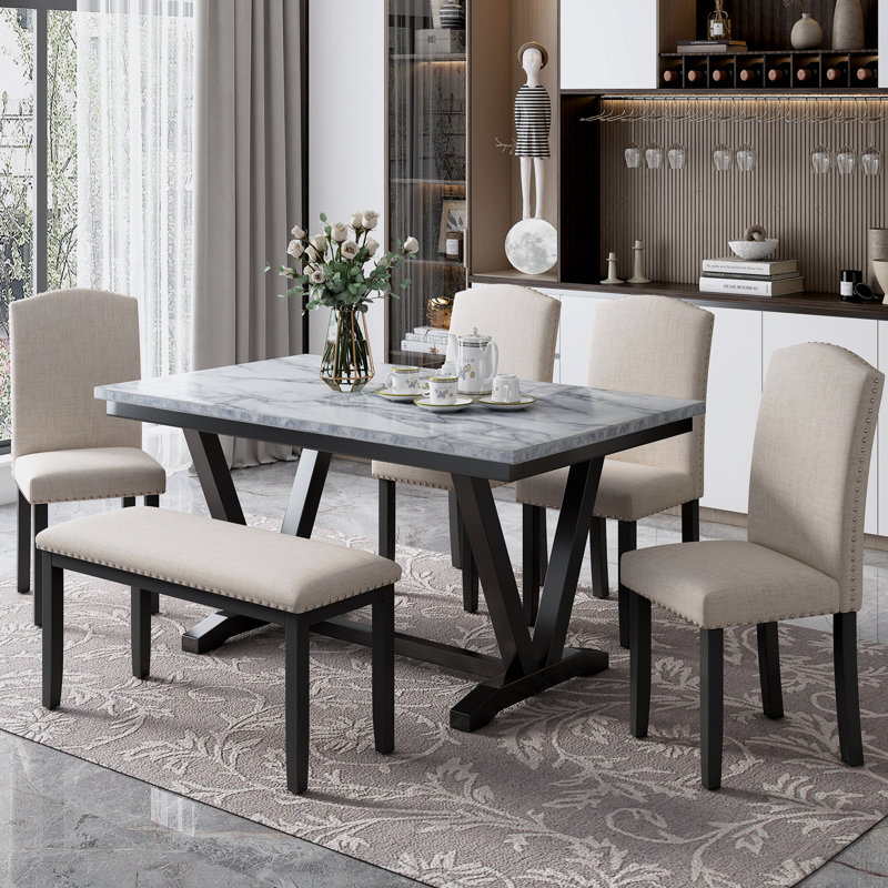 Dining Set,dining table set,dining room set, 6