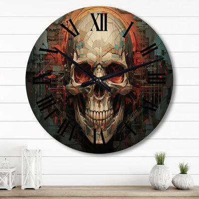 Horloge murale en bois massif Patillo