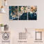 Ensemble de 3 panneaux d'art mural - "Fan Splendid" par John Fan 