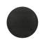 Table basse ronde de 29 po en noir ébène, aspect grain de bois naturel, corps solide pour espace de vie présentant du grain, fait de