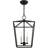 12.5 Sq. inch 3-Light Convertible Lantern Pendant with Metal Shade-101231029