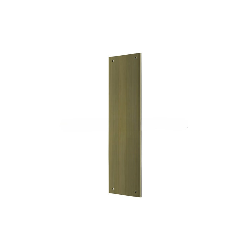 Deltana PP3515U3 Push Plate 3-1/2" x 15"; Bright Brass Finish, Antique Brass