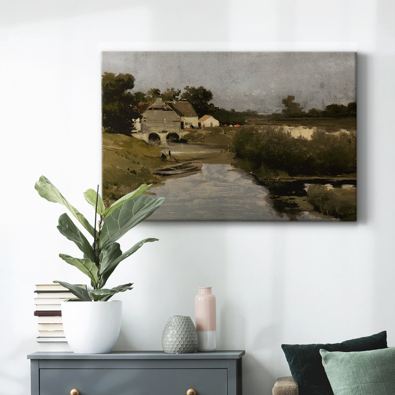"Vintage Landscape - CMXLVII", reproduction d'art sur toile, H 13 po x l 19 po