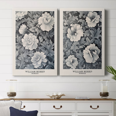 WM MORRIS Series DCCI-Premium Gallery Wrapped Canvas -Ready to Hang