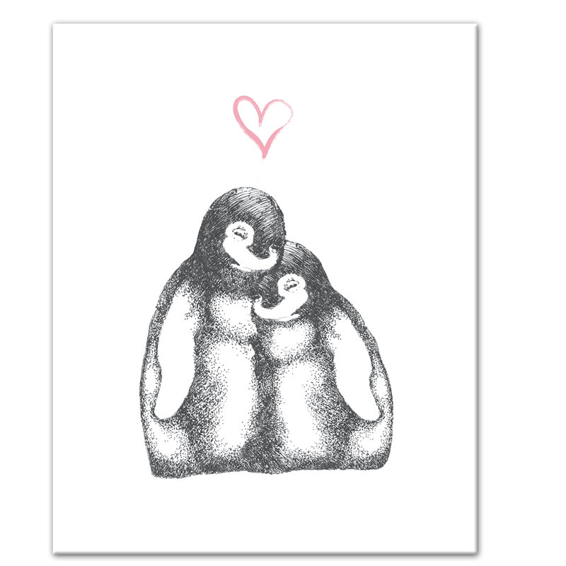 Pingouin love Mccrady, H 16 po x l 20 po x P 1,25 po