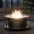 Kruize 25" DIA Outdoor Smokeless Fire Pit With Fire Pit Surround