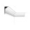 Moulure couronnée en polyuréthane haute densité blanc apprêté 4-3 / 4 po x 2-3 / 4 po x 78-3 / 4 po