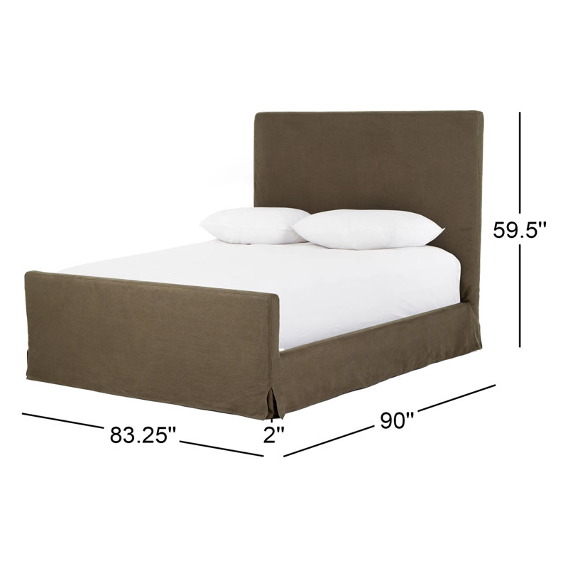 Daphne Upholstered Bed, Brussels Coffee, King