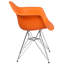 Chaise en plastique Herculaneum avec base chromée-24628024