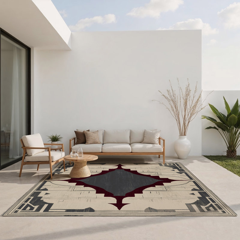 Imperial Grace Indoor And Outdoor Area Rug, Rectangle 9' x 12'