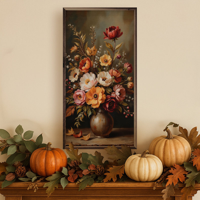 Autumn Bouquet, 16" H x 8" W