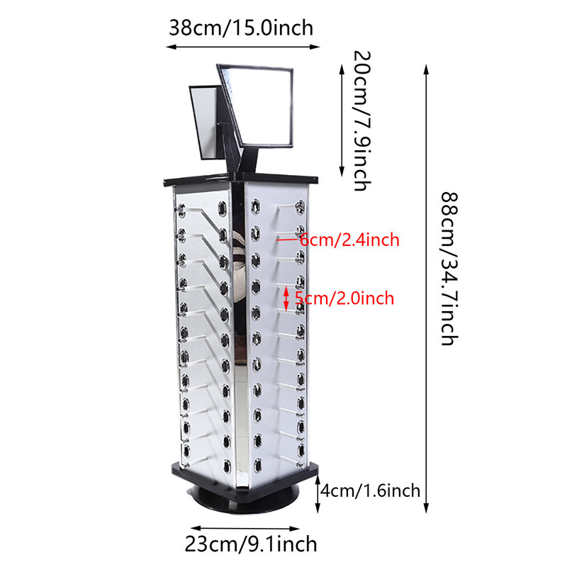360 Rotating Sunglass Display Rack