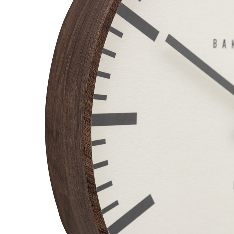 Claremont Clock 30cm, Brown