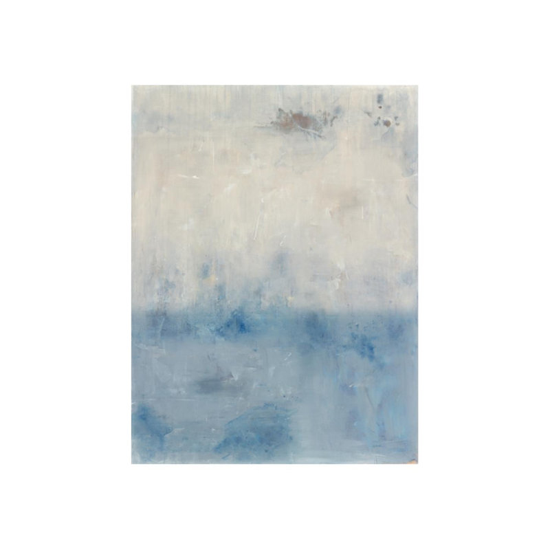 Geometric Crop Painting by Austin Beiv, Glass Coat, 62" H x 47" W