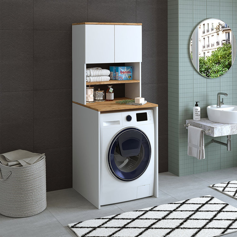Manufactured Wood Laundry Room Organiser, Natural