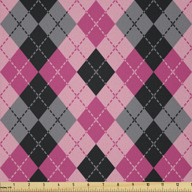 Dawnette Diamonds and Lozenges Infinite Symmetric Stripes Multi-Purpose Fabric