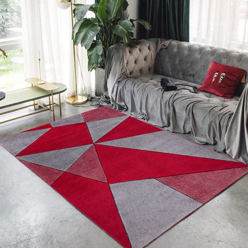 Geometric Large Area Rug for Living Room, Bedroom Carpet, Hallway Runner & Kitchen Floor Mat, Rectangle 80 x 150cm