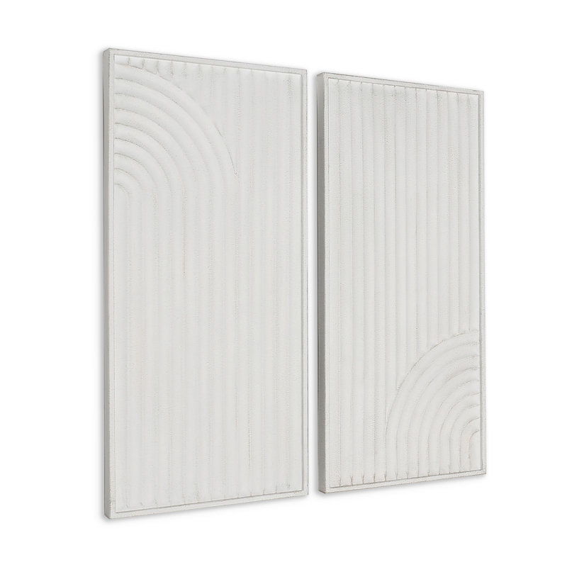 Saanvi Metal Wall Decor, White