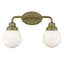 Éclairage pour meuble-lavabo 2 lumières Rabehi-1391826066-1391826067
