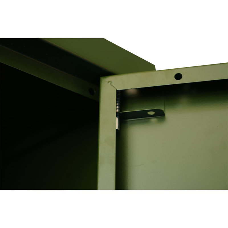 Nikeria 2 Door Steel Wardrobe, Olive