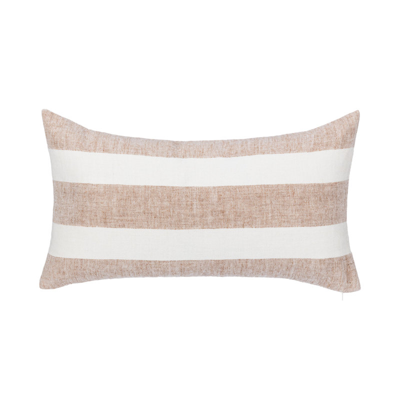 Eleanor Linen Pillow Cover & Insert, Rectangle 14"H x 26"W
