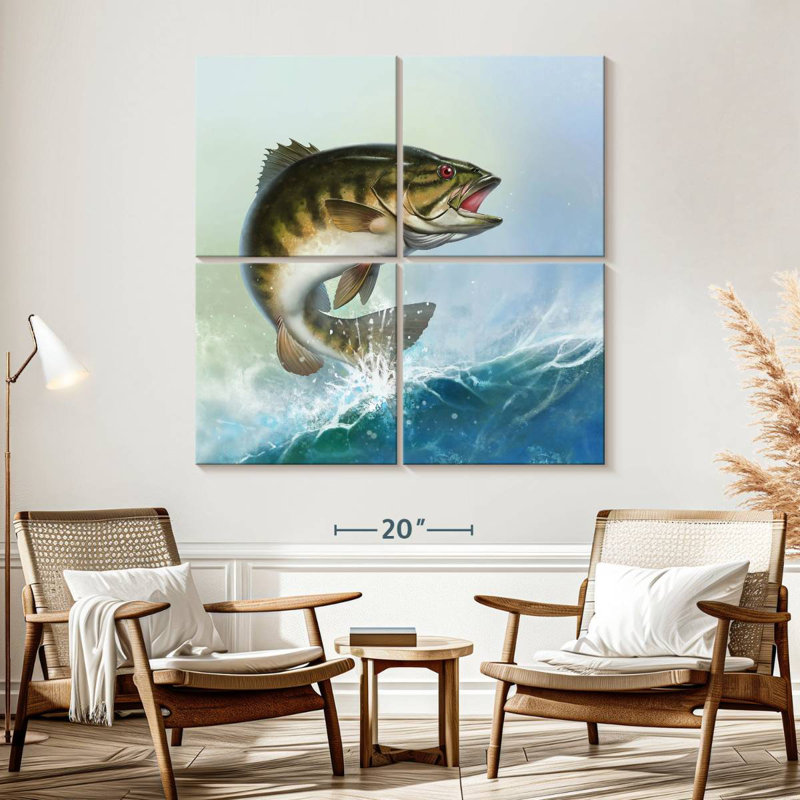 Brampt Bass, 57" H x 57" W