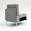 Module de siège modulaire sans accoudoirs, canapé modulaire en velours côtelé, fauteuil d'appoint modulaire à accoudoirs simples-2105393476