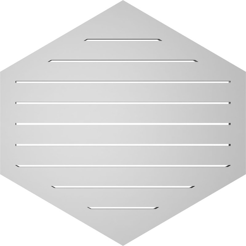Pente verticale verticale en uréthane Signature 7 pi, H 1,5 po x l 32 po x L 32 po