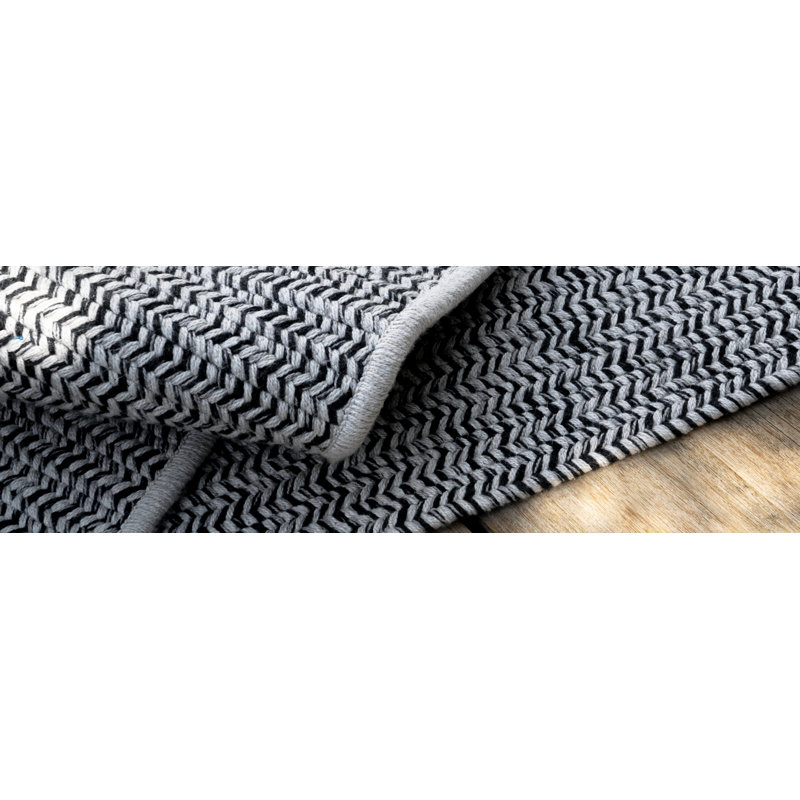 Outdoor Area Rug in Pepper, Rectangle 8' x 10'