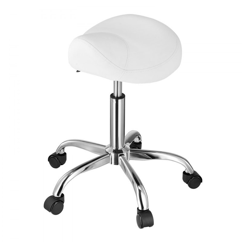 Tabouret Saddle, Blanc