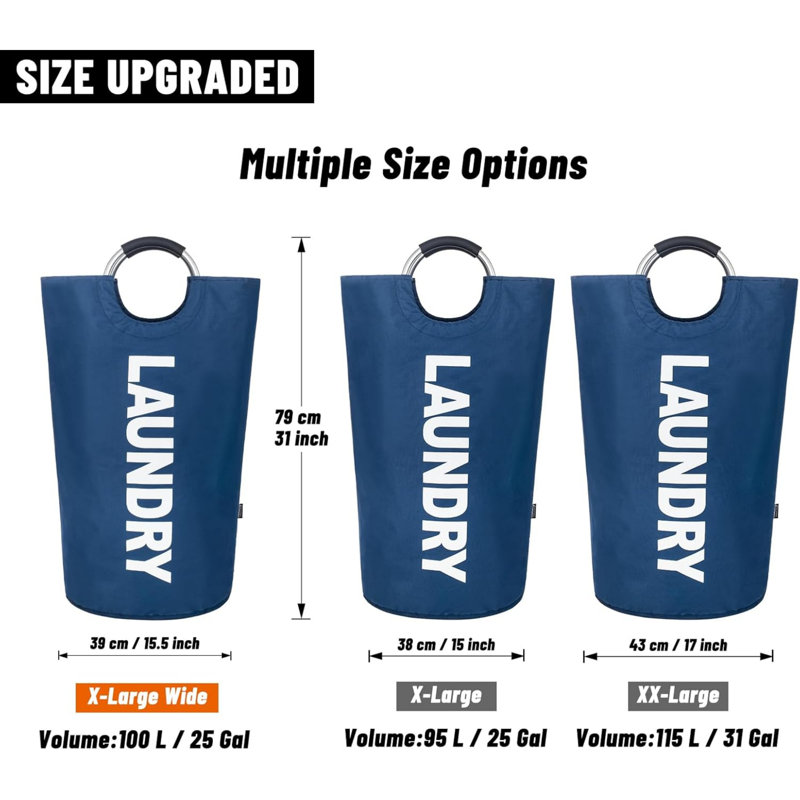 Polyester Blend Laundry Room Organiser, Navy