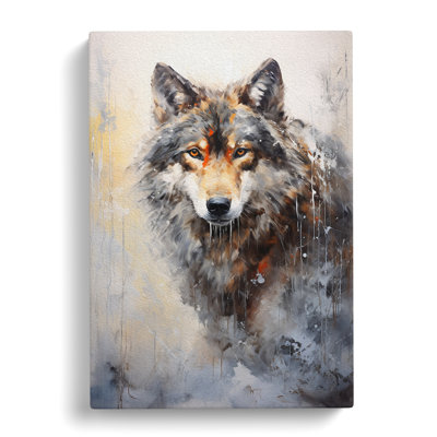 Wolf Gestural - No Frame Print