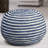 Ahlers Modern Coastal Striped Handmade Jute Round Ottoman Pouf-1728923091
