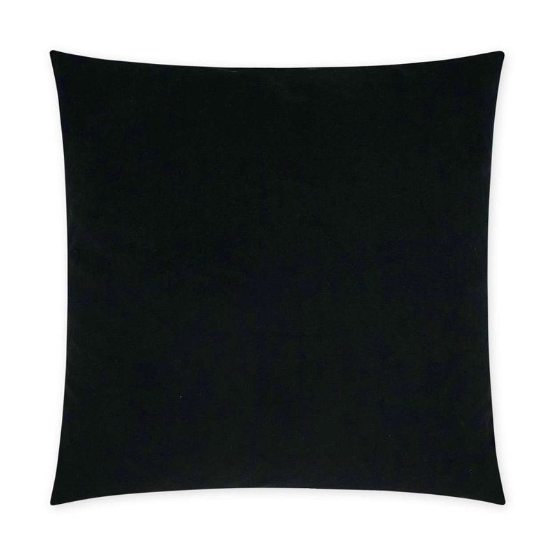 Posh Duo Pillow Cover & Insert, Square 20", Black